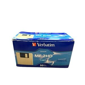 Open Box Qty 48 Verbatim DataLife MF 2HD 3.5" 1.44MB Floppy Disks With Labels